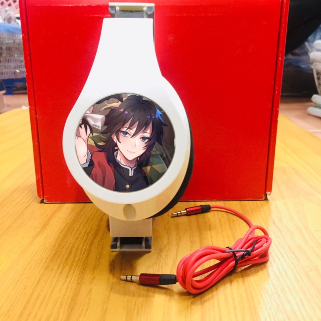 Tai nghe heatphone thủy trụ tomioka giyuu kimetsu no Yaiba mẫu ngẫu nhiên