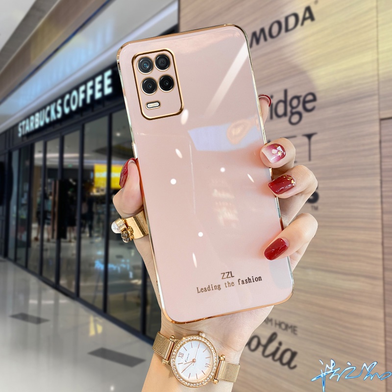 Ốp Điện Thoại Silicon Mềm Kết Cấu Sang Trọng Bảo Vệ Cho OPPO A54 2022