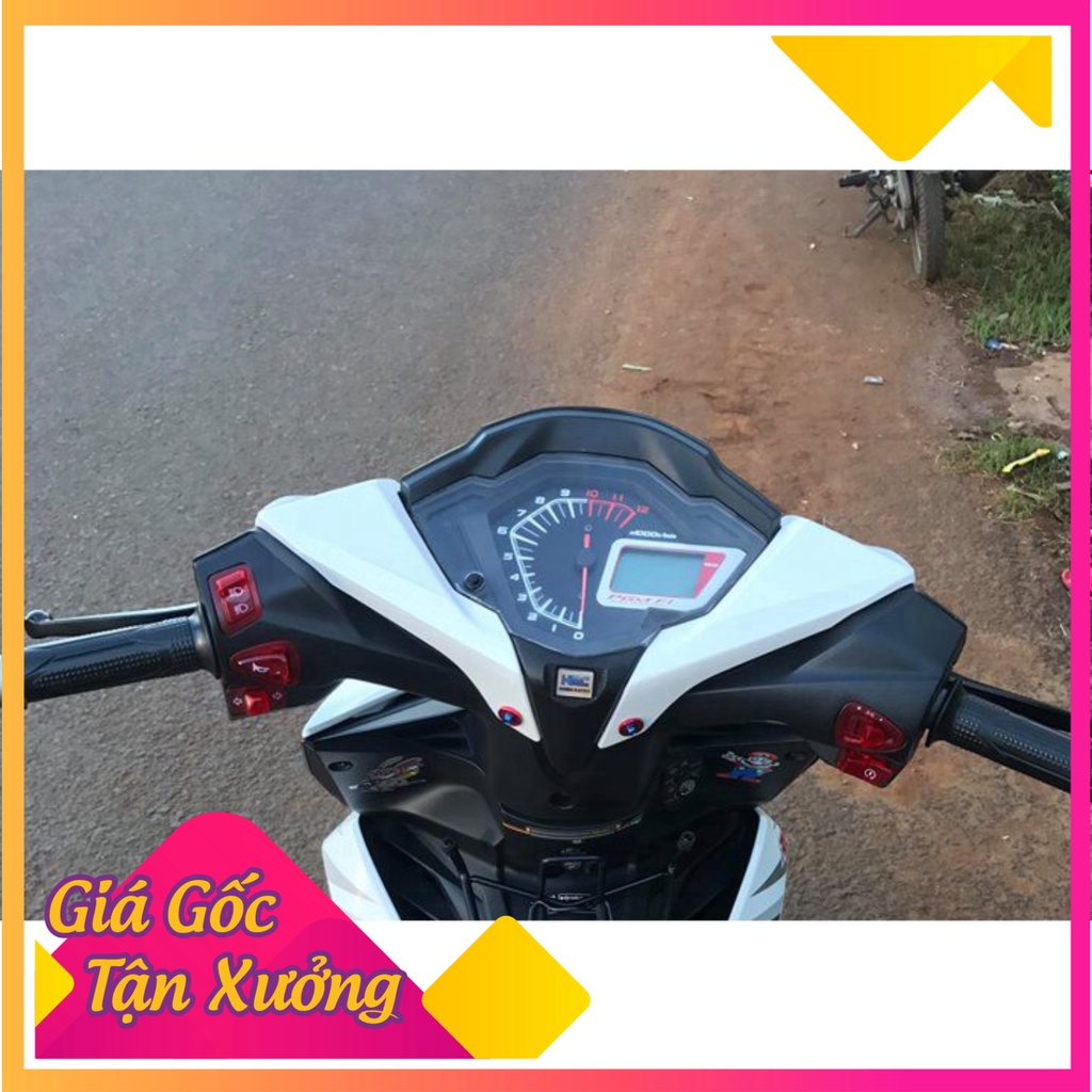 BỘ CÔNG TẮC MÀU TRONG SUỐT HONDA ĐỜI MỚI  (Ảnh Sp thật)