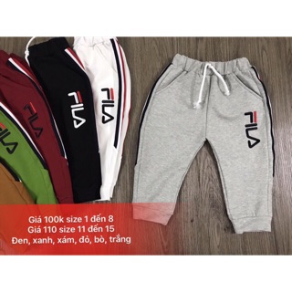 Freeship 99k TQ_Quần dài bé trai fila