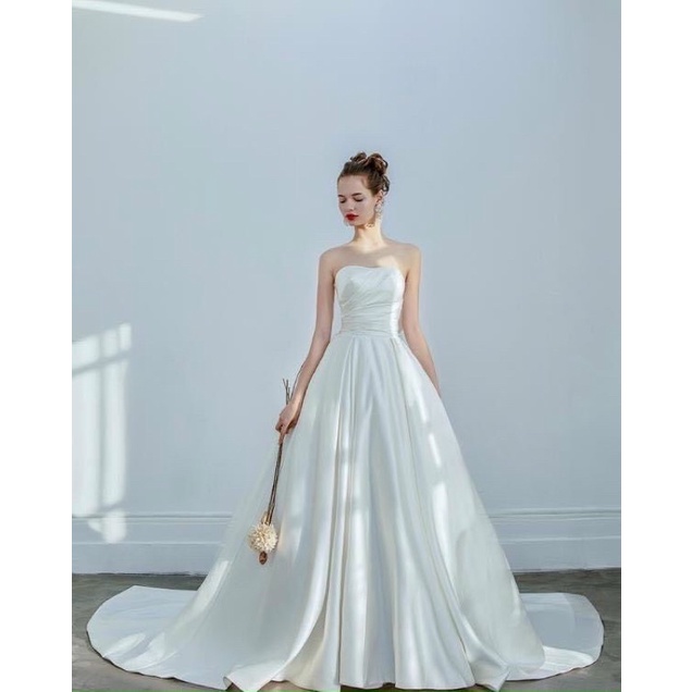 ĐẦM CÚP XOÈ 360 MẶC CƯỚI BIẾN HOÁ 3 KIỂU SIZE S M L XL ẢNH VÀ VIDEO CHỦ SHOP TỤW CHỤP 1000%
