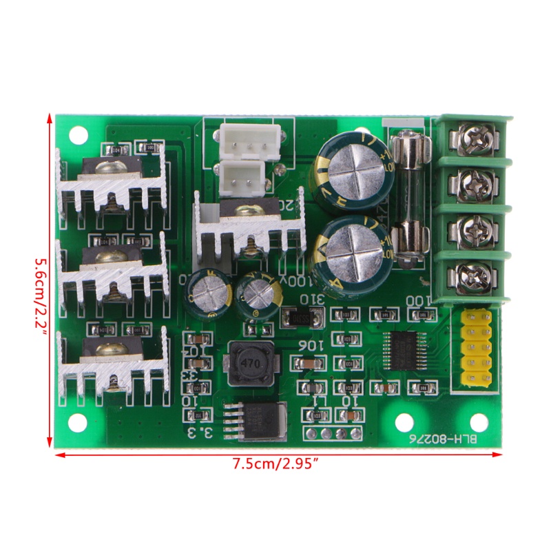 Bảng mạch điều khiển tốc độ động cơ Pcfx 30a Dc 6-60v Pwm + màn hình hiển thị chuyên dụng