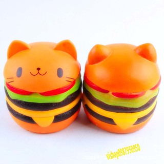 SquiShy BÁNH HAMBURGER MÈO