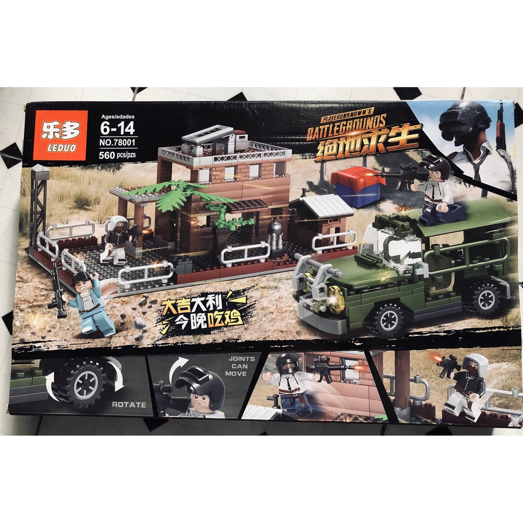 Bộ lego PUBG (560 chi tiết)
