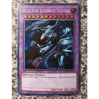 Bài Yugioh - Blue Eyes Ultimate Dragon (Ultra Rare/ Secret Rare)