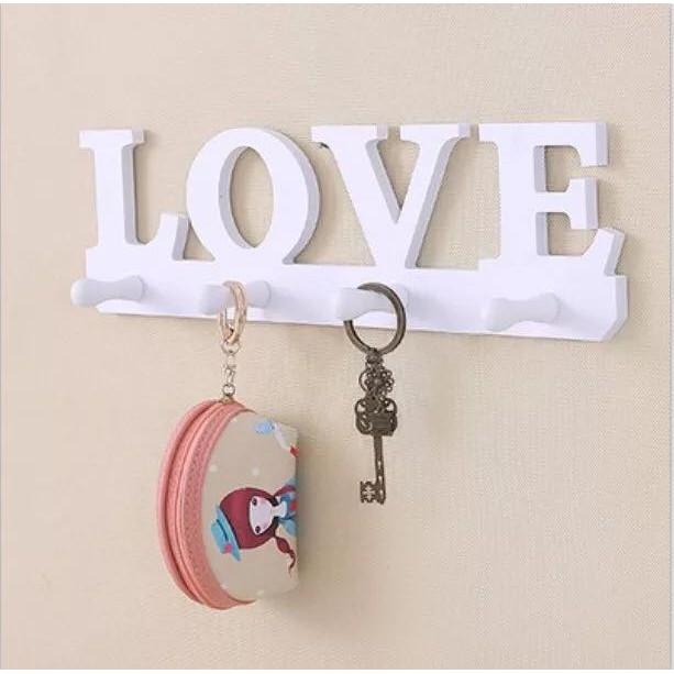 KỆ MÓC TREO ĐỒ, CHÌA KHÓA CHỮ LOVE - HOME ĐỘC ĐÁO.