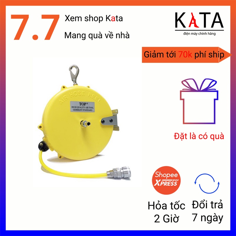 Cuộn dây hơi tự rút 9m KATA dùng cho các đại lý sửa xe, rửa xe DH01