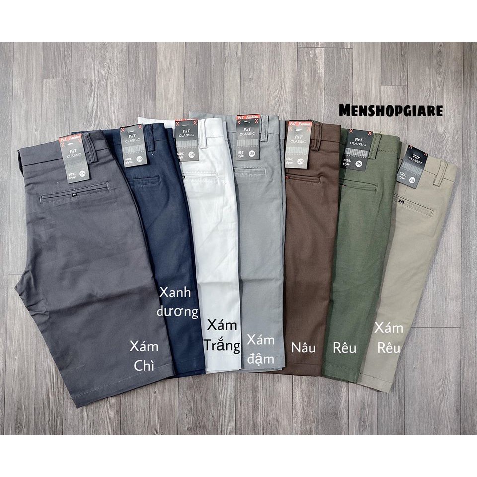 QUẦN SHORT NAM COTTON- CO GIÃN