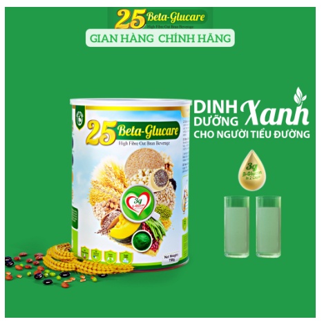 [Date 2023][Lon 750gr] Bột ngũ cốc cho người tiểu đường 25 Beta Glucare