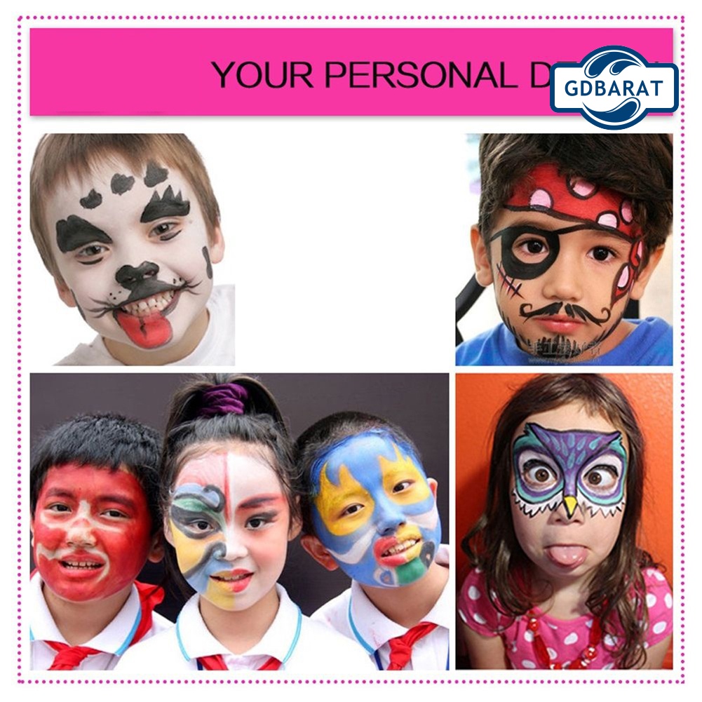 Bảng Màu Vẽ Hóa Trang Halloween 8 Màu
