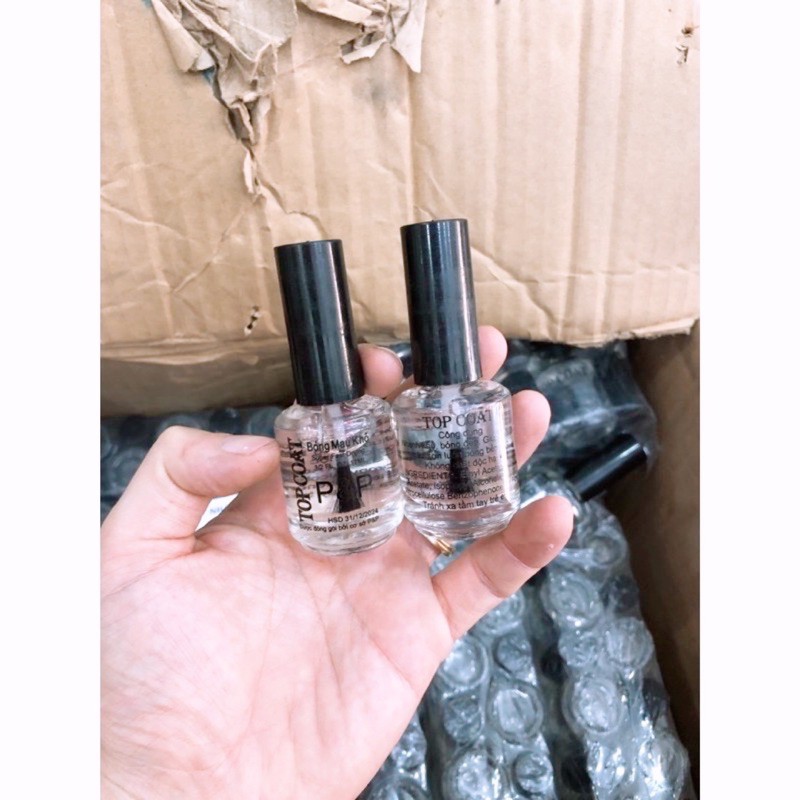 Sơn Bóng Mau Khô Top Coat P&P 17ml