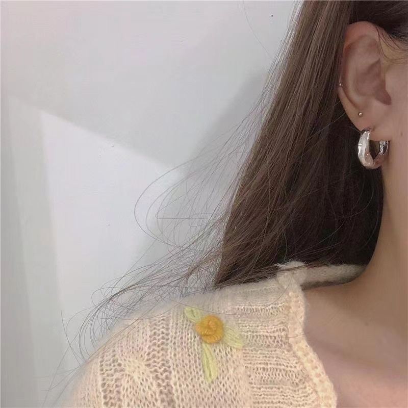 Bông Tai Bạc Thời Trang Cá Tính Cho Nữ