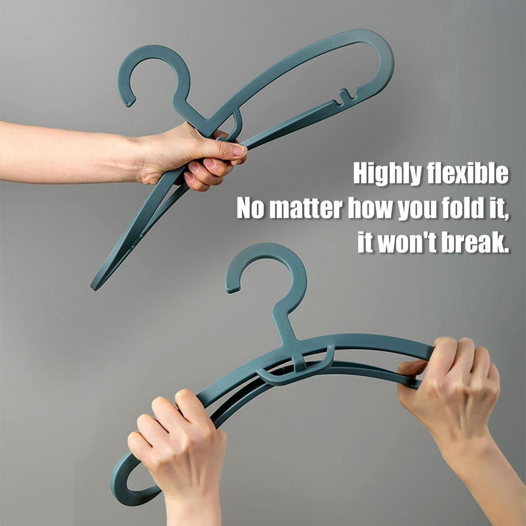 Set 5 móc phơi quần áo JUJIAJIA bằng PP chống trượt đa năng tiện dụng