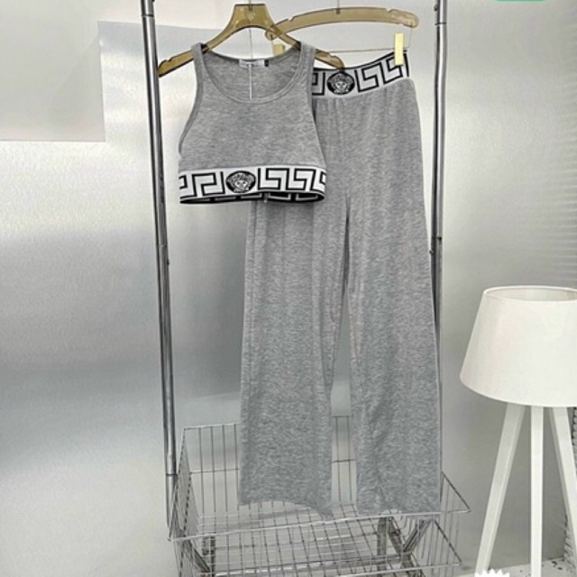 Set thể thao áo balo croptop HÌNH THẬT TRẢI SÀN
