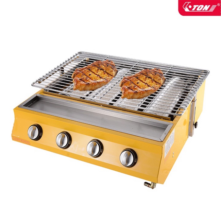 Bếp Nướng Hàu 4 Họng Đốt Bằng Gas ET-K222