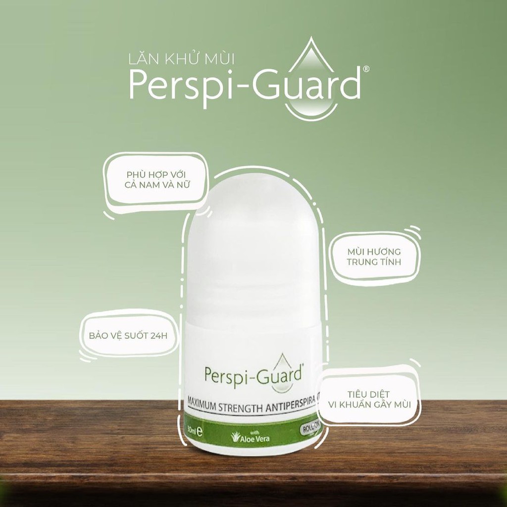 Combo ngăn mồ hôi Perspi-Guard lăn khử mùi 30ml + xịt khử mùi 30ml