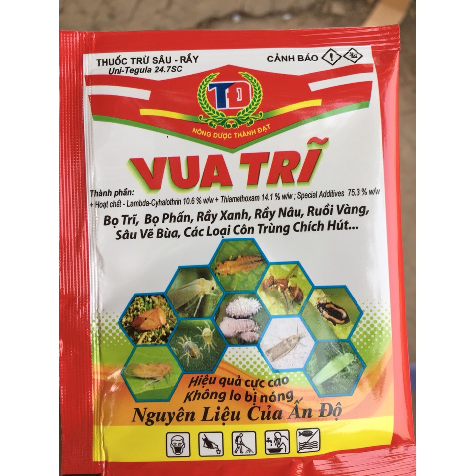 vua trĩ chế phẩm diệt bọ trĩ,rầy xanh,ruồi vàng,sâu vẽ bùa và các loại côn trùng trích hút trên rau màu và các loại hoa