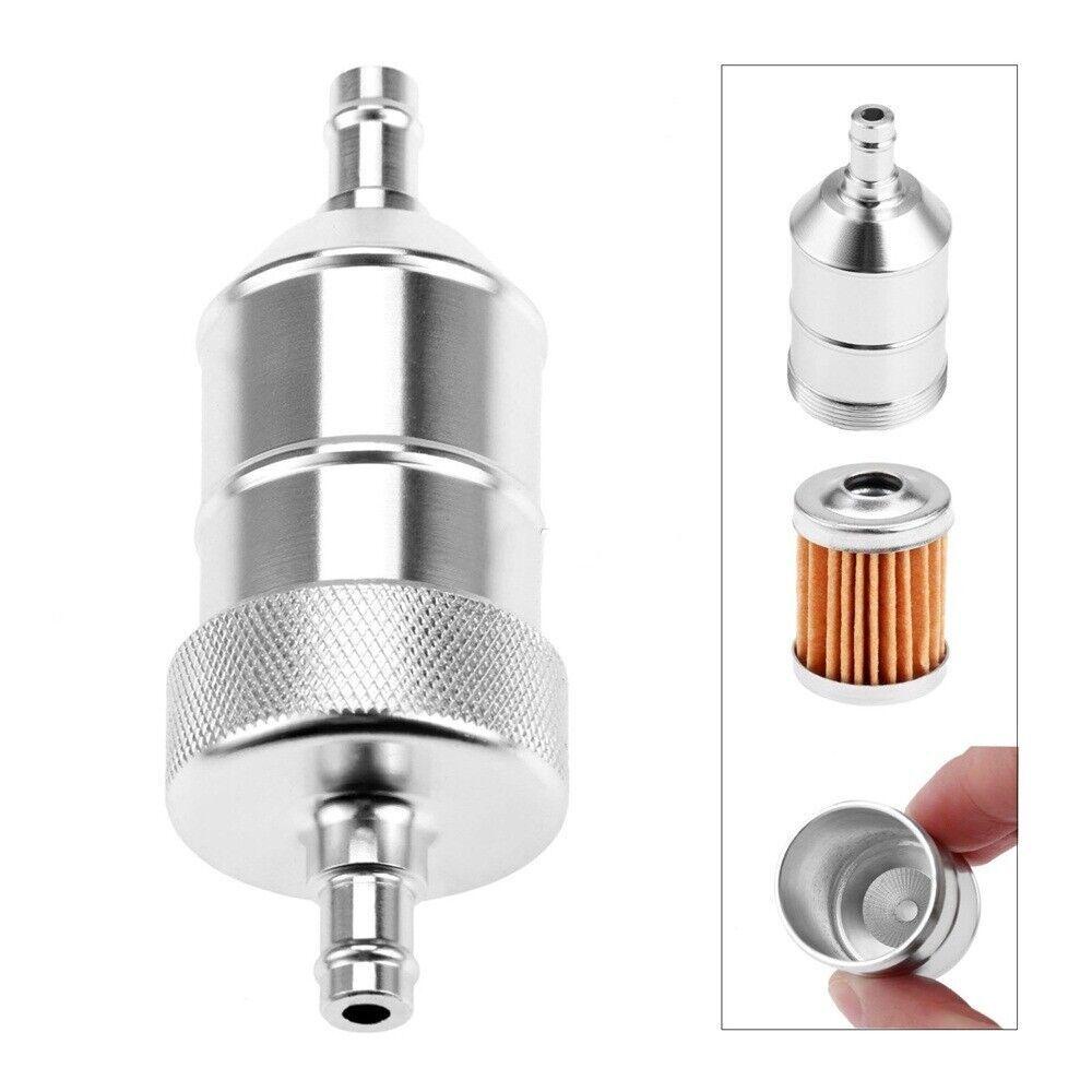 PISTA Set 2 Bộ Lọc Nhiên Liệu Bằng Nhôm CNC 8mm Chất Lượng Cao Dành Cho Xe Mô Tô