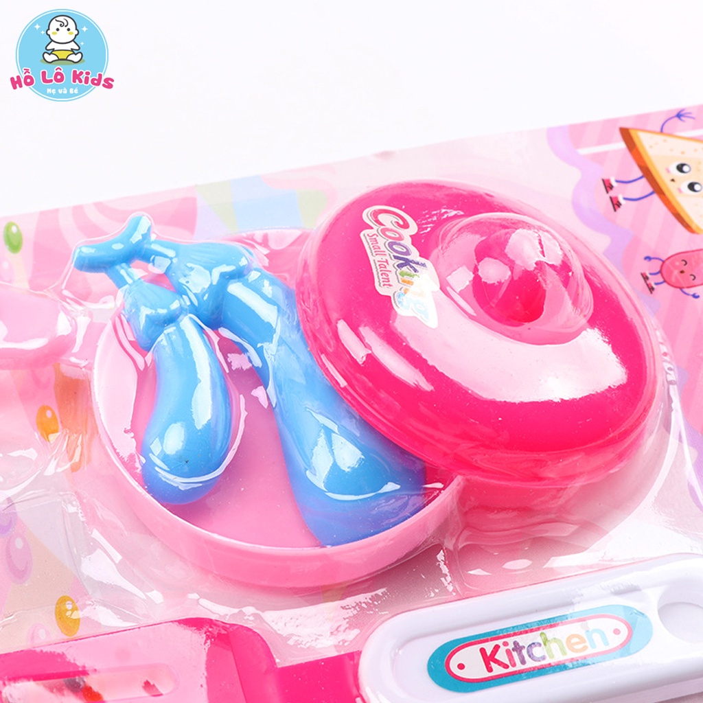 Bộ đồ chơi nấu ăn cho bé nhiều chi tiết mẫu mới Hồ Lô Kids