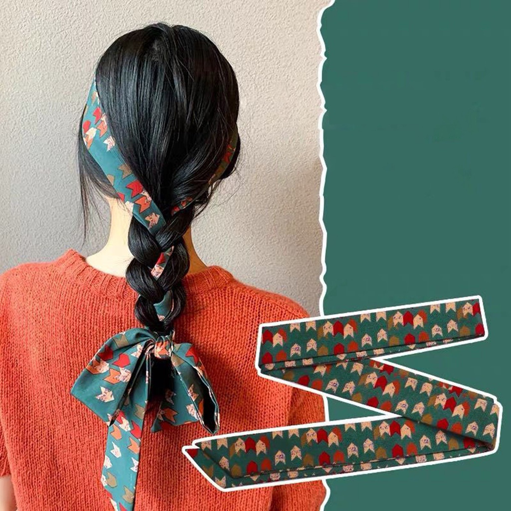Dây Buộc Tóc Scrunchie Phong Cách Cổ Điển Thân Thiện Với Da Cho Nữ Mặc Hàng Ngày