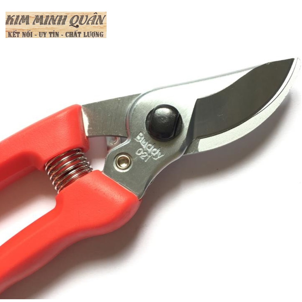 Kéo Cắt Cành A7 185mm Tiêu Chuẩn JAPAN Cán Đỏ BD021 BUDDY