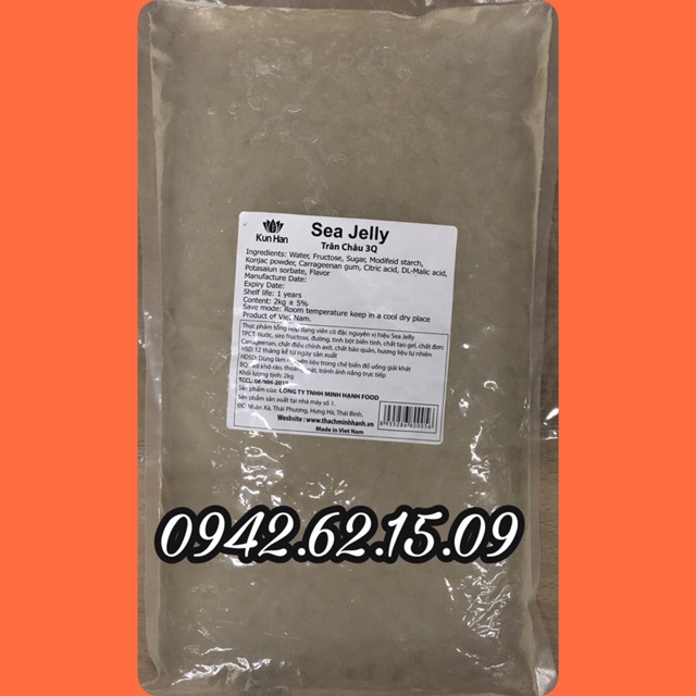 Thạch viên Ngọc Trai 3Q Minh Hạnh gói 2 kg