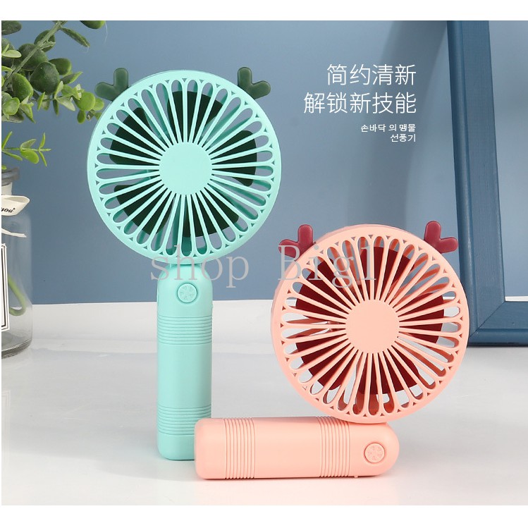 【Hàng Có Sẵn】Quạt Mini Quạt Cầm Tay Mini Fan Gấp Gọn Sạc Usb | BigBuy360 - bigbuy360.vn