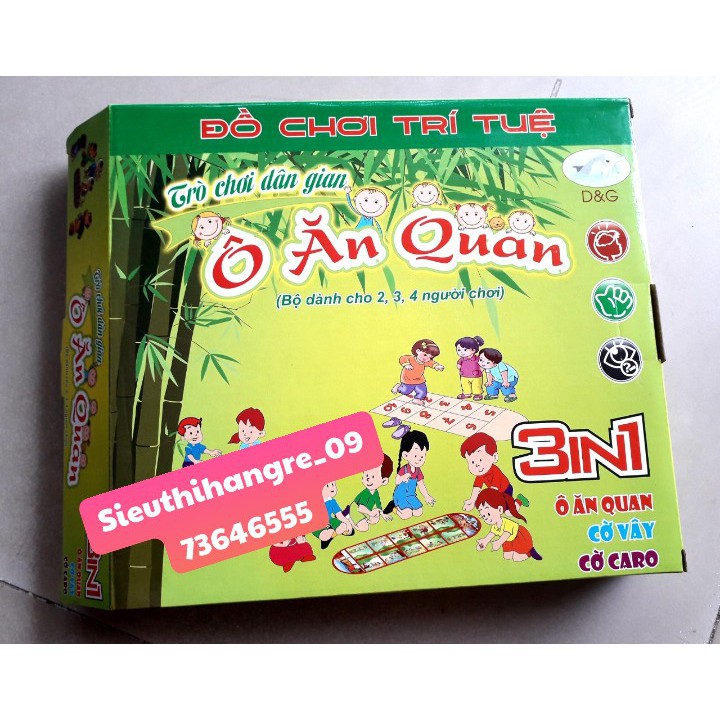 Bộ đồ chơi ô ăn quan 3 trong 1