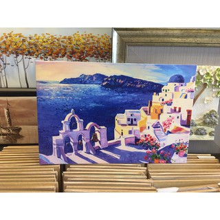 Tranh Canvas " Đảo Santorini"