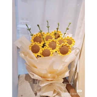Hoa hướng dương len/ Hoa len