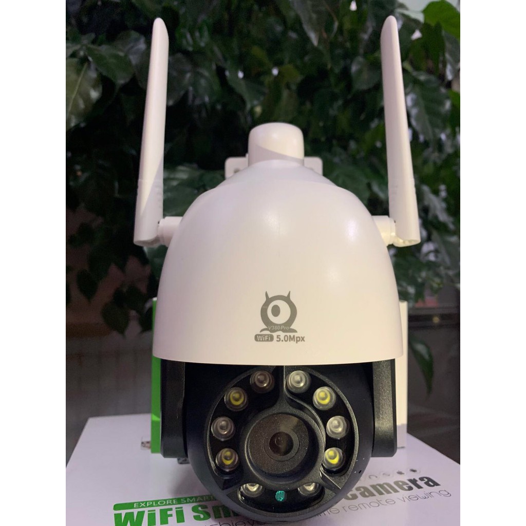 Camera wifi 5.0 MPX Xoay 360° V380Pro C12 Chính hãng Nhận diện khuôn mặt,Xem đêm có màu | BigBuy360 - bigbuy360.vn