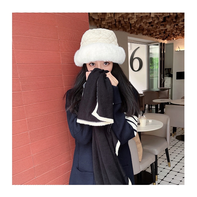 Mũ bucket phong cách Hàn Quốc thời trang thu đông cho nữ