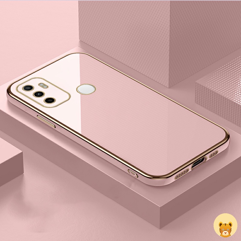 Ốp Điện Thoại Mạ Điện 7 Màu Sang Trọng Đơn Giản Dành Cho Oppo A53 2020