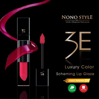 [LUXURY Color] Son Kem Lì 3E - Giúp Dưỡng Ẩm, Dưỡng Môi - Mịn Màng - Son Hàn Quốc Cao Cấp