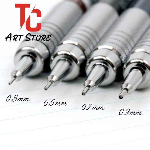 Bút chì kim Pentel đủ size ngòi - Bút chì vẽ kỹ thuật Pentel Draughting Pencil Graphgear 500 - 100% HÀNG CHÍNH HÃNG