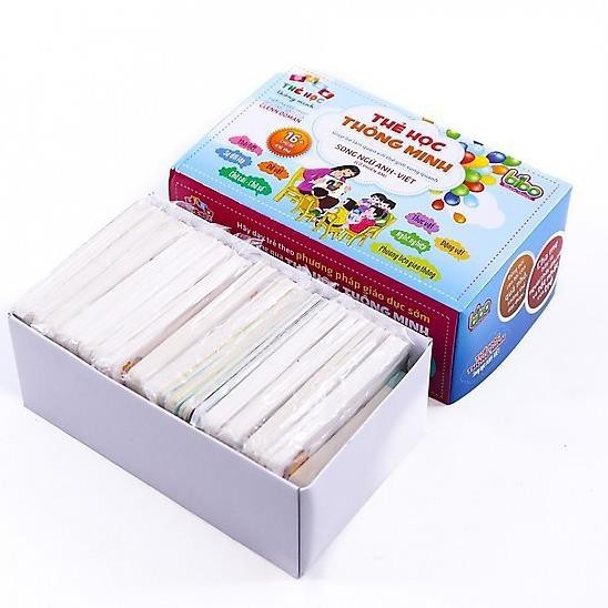 Thẻ Học Song Ngữ Việt Anh 16 Chủ Đề Cho Bé Thỏa Sức Khám Phá - 1 bộ gồm 416 thẻ có phiên âm chuẫn tiếng anh