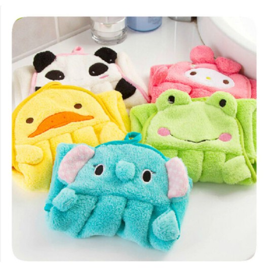 Khăn Lau Tay Hình Thú Siêu Dễ Thương