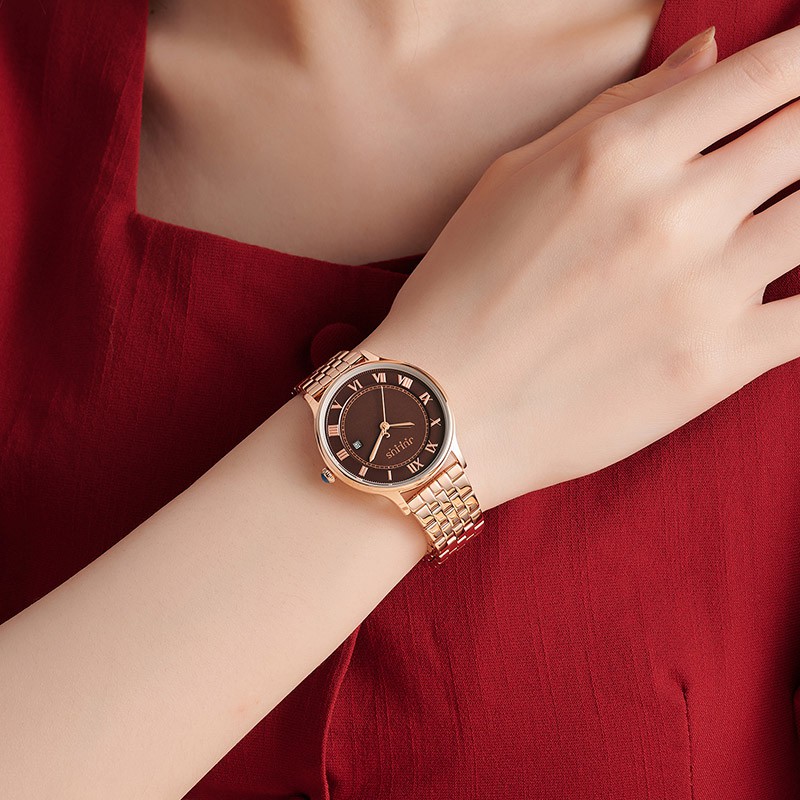 Đồng hồ nữ Julius Ja-1303 dây thép | Julius Official