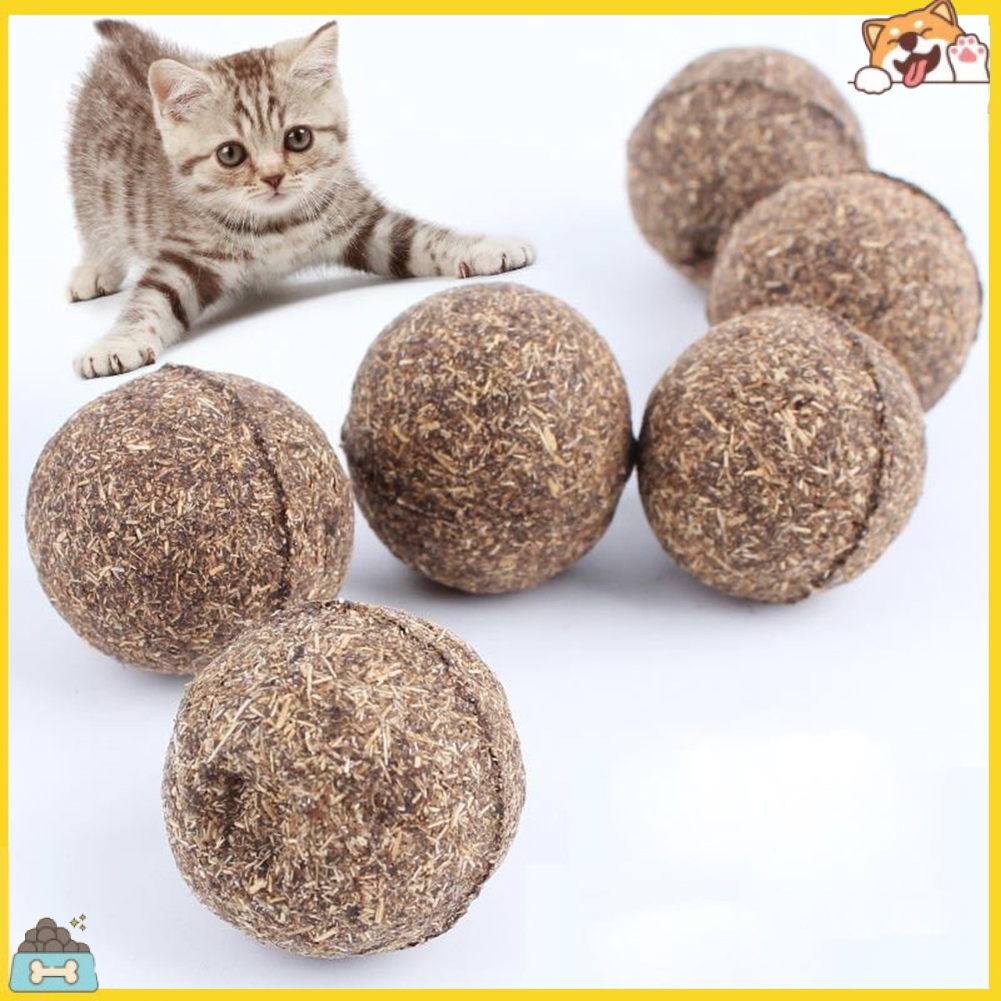 Bóng đồ chơi bằng chất liệu bạc hà tự nhiên cho mèo
