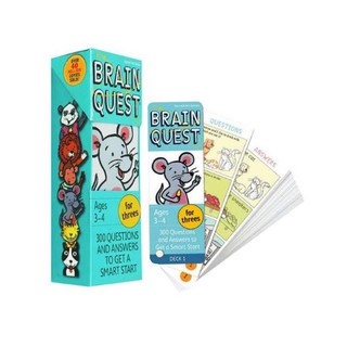BỘ THẺ HỎI ĐÁP- BRAIN QUEST 3->4 TUỔI