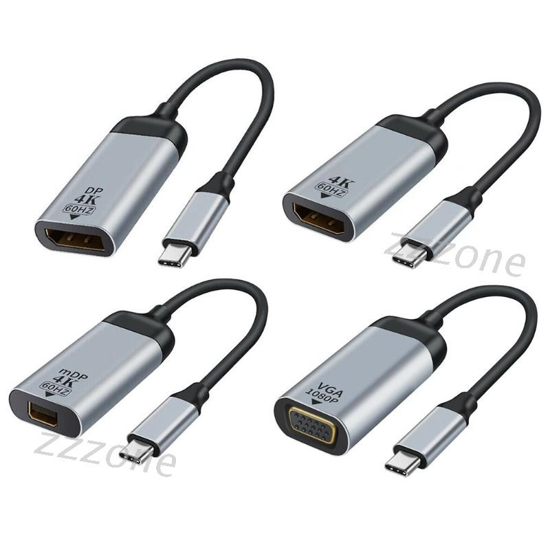 Cáp Chuyển Đổi Type-C Usb C Sang Hdmi-Compatible / Dp / Vga / Rj45