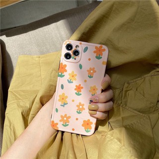 Ốp lưng iphone hoa cam nhí - ốp idm dẻo mịn
