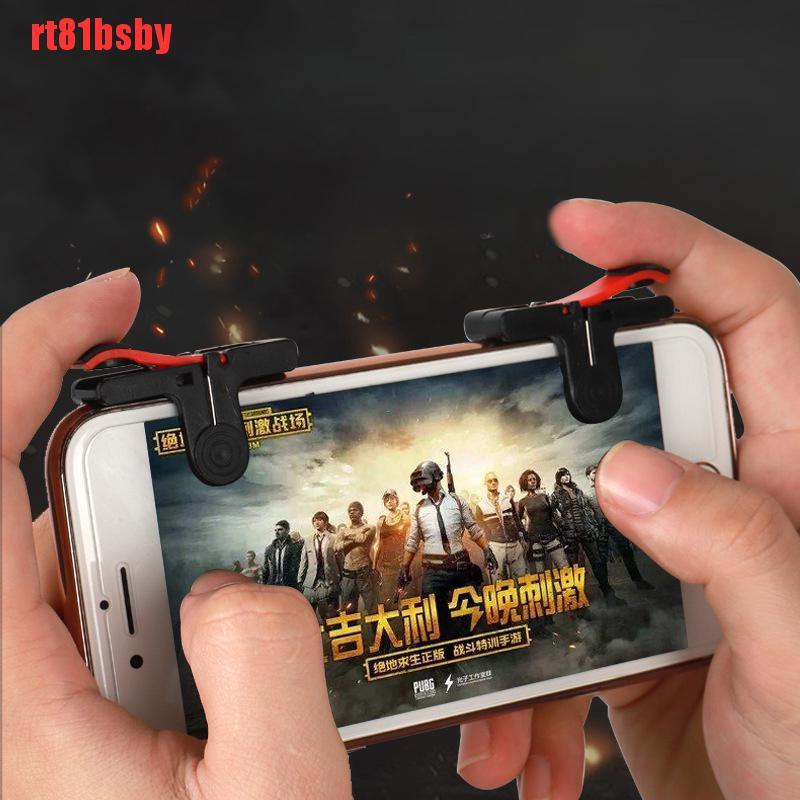 [rt81bsby]D9 Mobile Game Gamepad Trigger Joysticks Fire Button Controller for PUBG S1