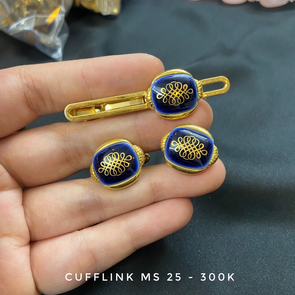 Cufflink link C- Khuy cài măng set cho nam - Âu phục nam