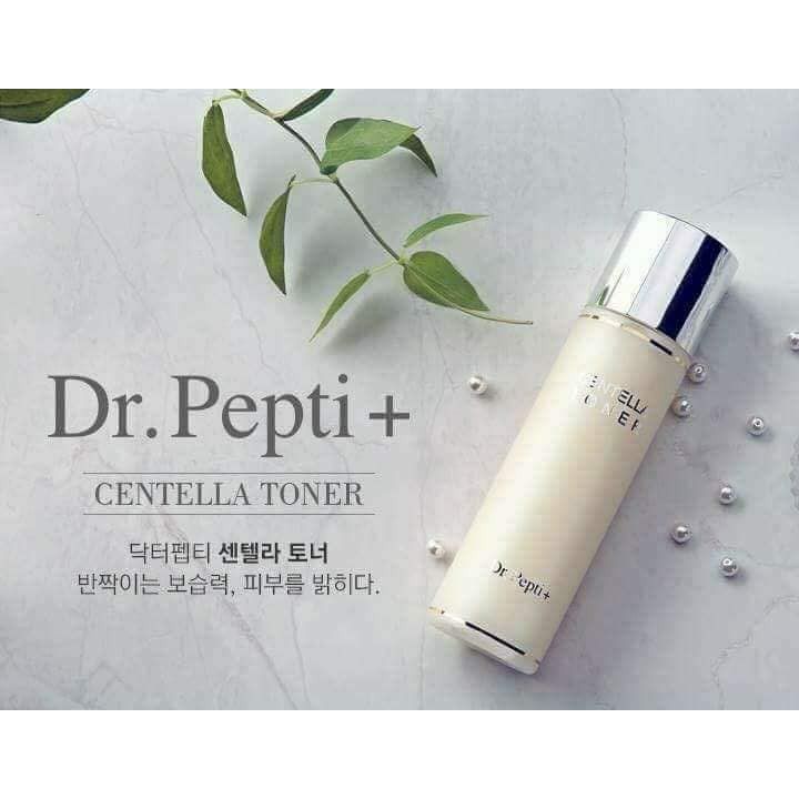 Nước Thần Siêu Căng Bóng Centella Toner - Dr.Pepti