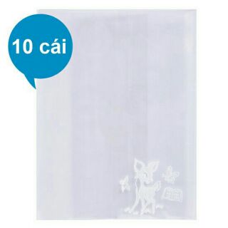 10 tờ bìa bao kiếng tập - sách loại dày