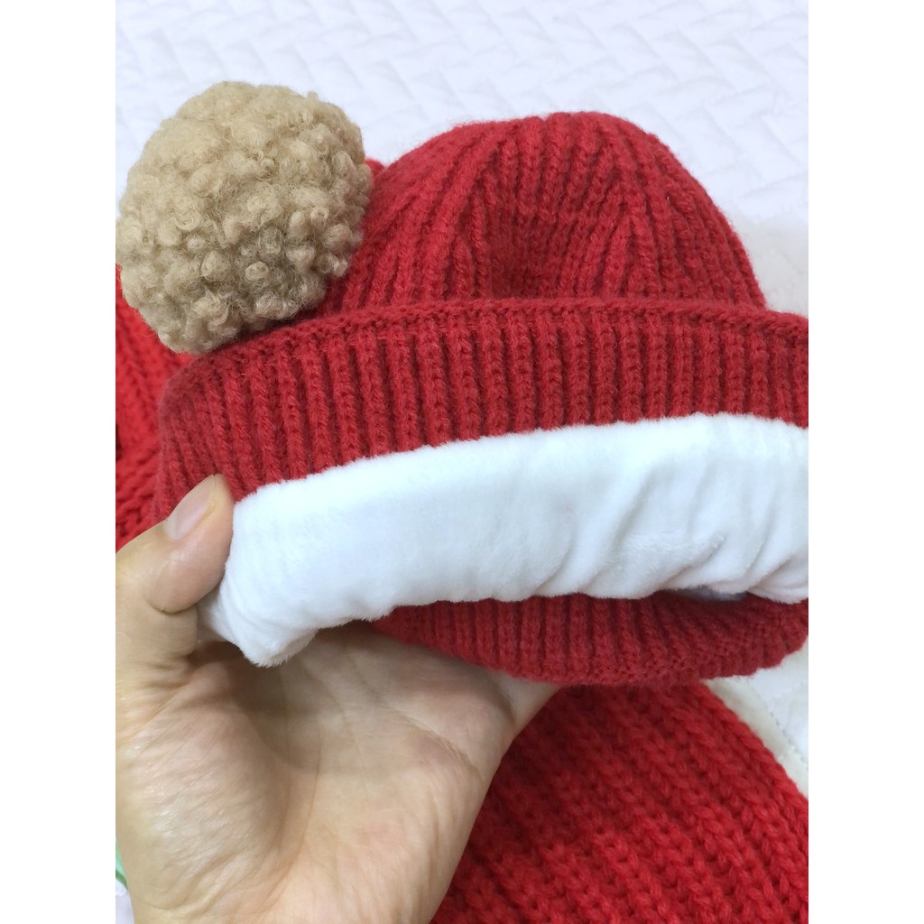 Bộ mũ, khăn và găng tay cho bé từ 2 - 8 tuổi - Lado Shop