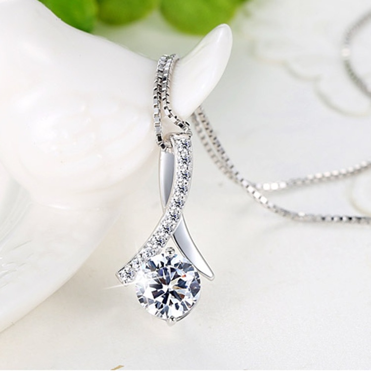 Dây chuyền nữ thời trang bạc Ý S925 - DC123