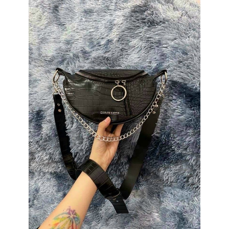 Túi Đeo Chéo Đeo Bụng Da Rắn❣️freeship❣️bao tử da rắn CnK | BigBuy360 - bigbuy360.vn