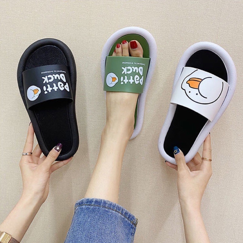 JY083-005 VỊT Dép Quai Ngang Vịt Patti Duck Siêu Dễ Thương